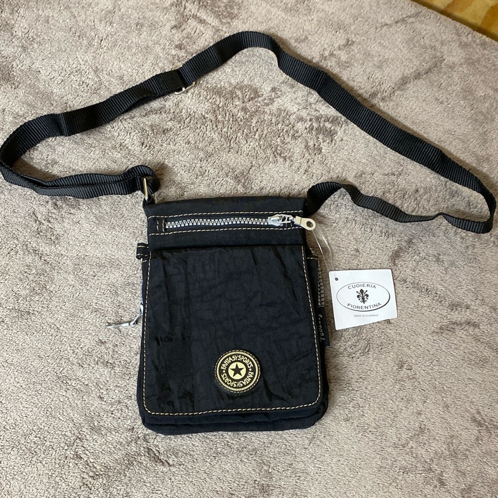 Cuoieria Fiorentina cross body bag (Fantasy Sports) black